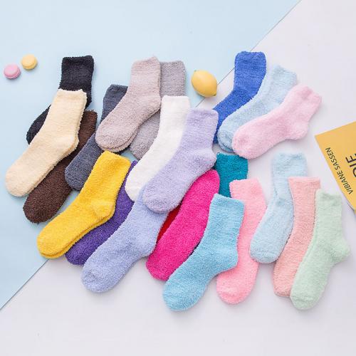 Polyester Women Knee Socks thicken & thermal : Pair