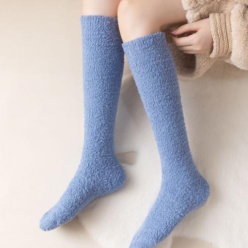 Polyester Short Tube Socks thicken & thermal Pair