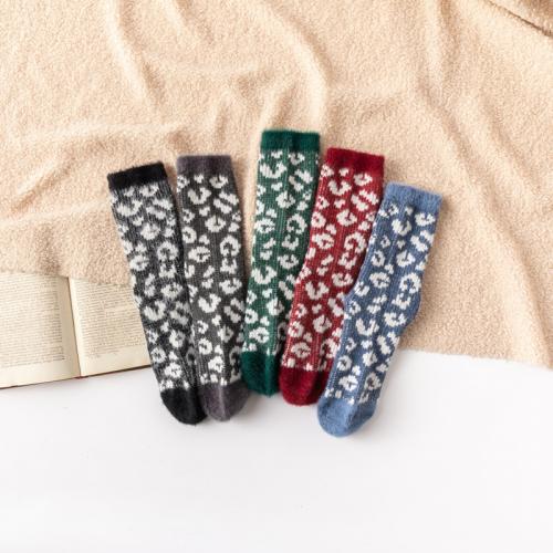 Polyester Korte tube sokken Afgedrukt gemengde kleuren : Zak