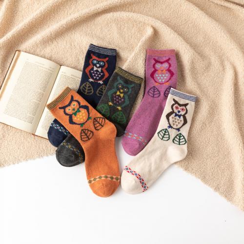 Polyester Short Tube Socks sweat absorption & thermal printed Cartoon mixed colors : Bag