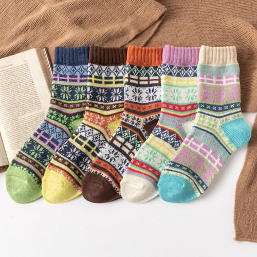 Polyester en katoen Korte tube sokken Afgedrukt Geometrische gemengde kleuren : Zak