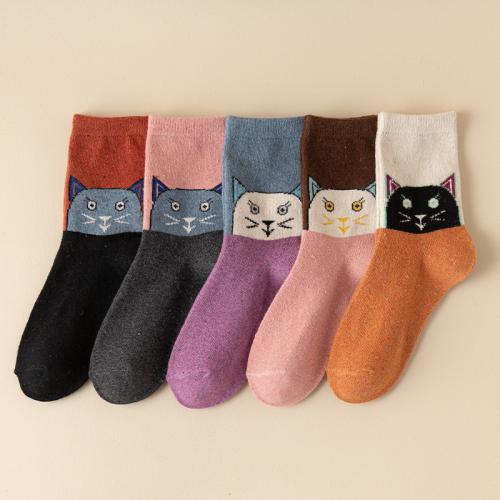 Cotone Ponožky s krátkou trubkou různé barvy a vzor pro výběr più colori per la scelta : Mnoho