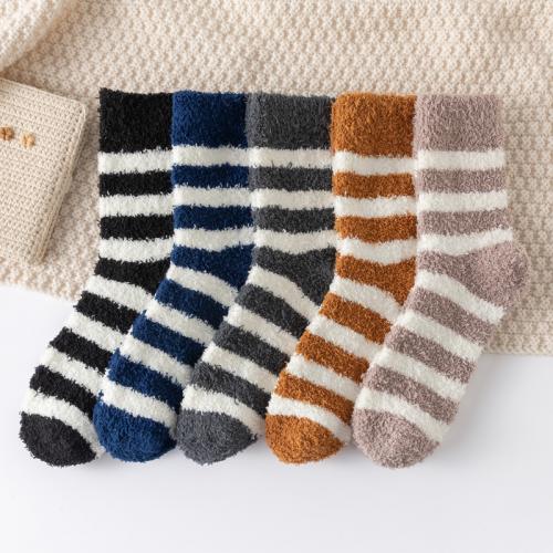 Korálové rouno Ponožky s krátkou trubkou Stampato Prokládané smíšené barvy : Taška