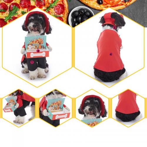 Polyester Pet Dog Clothing Halloween Design patchwork PC