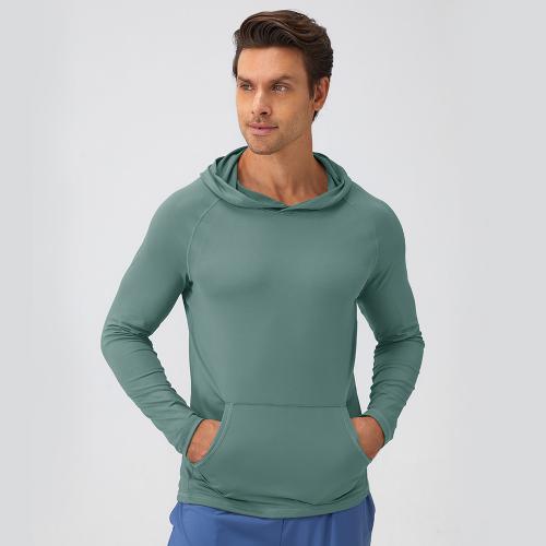 Polyester Slim & Quick Dry Men Sport Top Solid PC