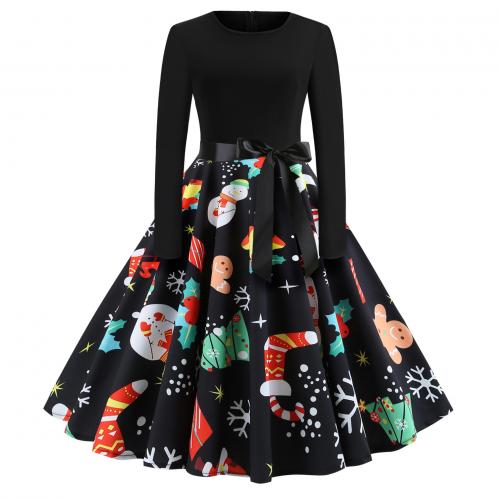 Baumwolle Einteiliges Kleid, Gedruckt, unterschiedliche Farbe und Muster für die Wahl,  Stück