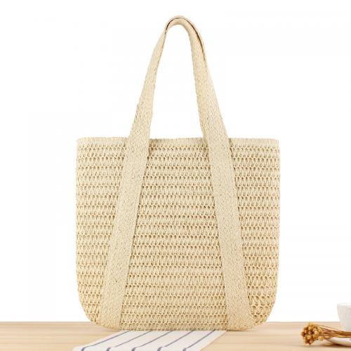 Paper Tote Bag & Easy Matching Woven Shoulder Bag large capacity PC