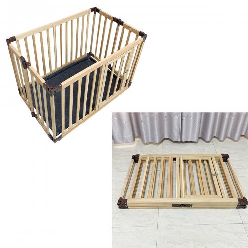 Wooden foldable Pet Fence hardwearing Solid PC