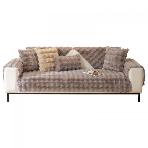 Peluche Couverture de sofa Solide plus de couleurs pour le choix pièce