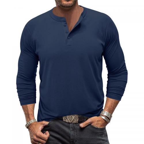 Polyester Männer Langarm T-shirt, mehr Farben zur Auswahl,  Stück
