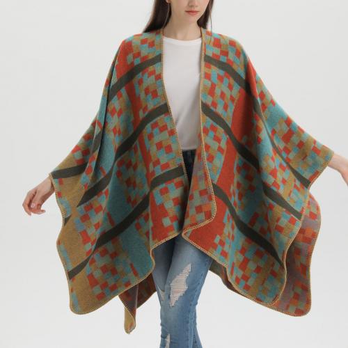 Acrylic & Polyester Shawl thicken & thermal plaid PC