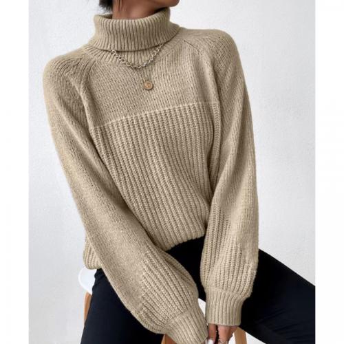 Acrylic Women Sweater knitted Solid PC