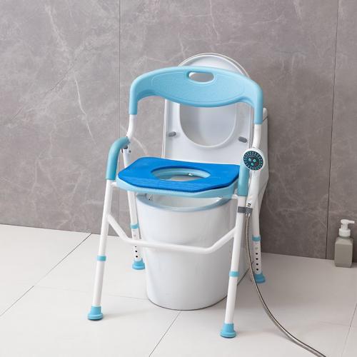 Alliage d’aluminium Chaise de bain Eva Bleu pièce