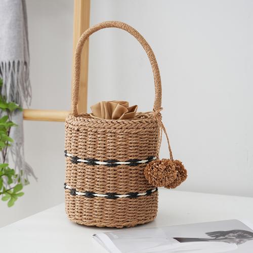 Paper Rope Easy Matching & Bucket Bag Woven Tote PC