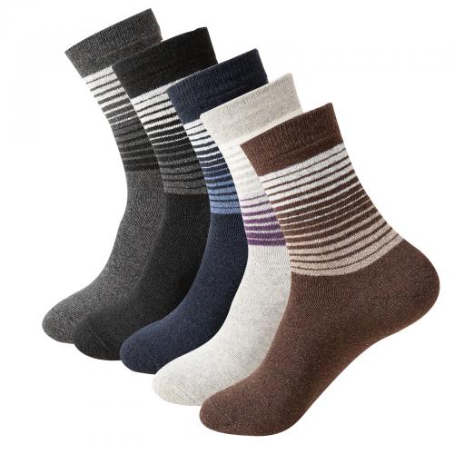 Wol Korte tube sokken Striped : Instellen