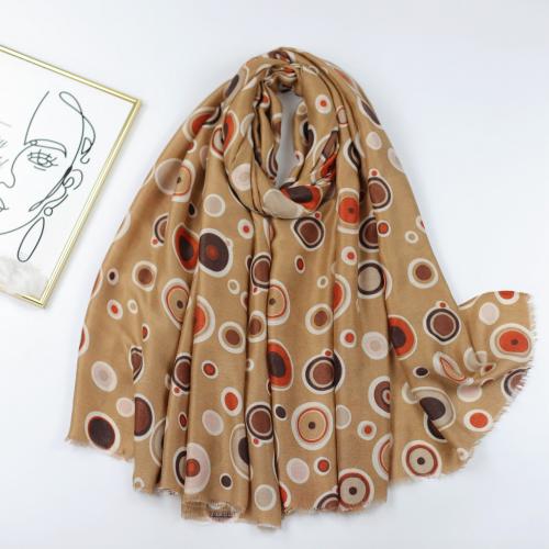 Polyester Easy Matching Women Scarf thermal printed dot PC