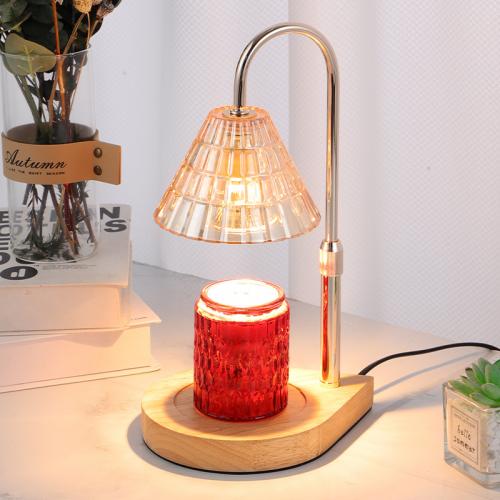 Glass & Wood & Iron adjustable light intensity Fragrance Lamps different power plug style for choose PC