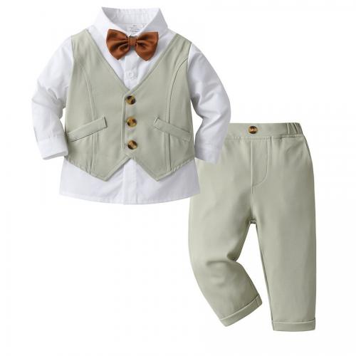 Cotton Boy Clothing Set & two piece Pants & top Set