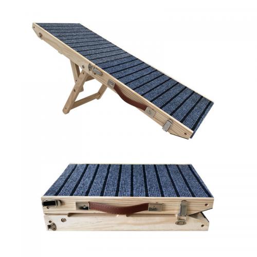 Wooden adjustable & foldable Pet Ladder PC
