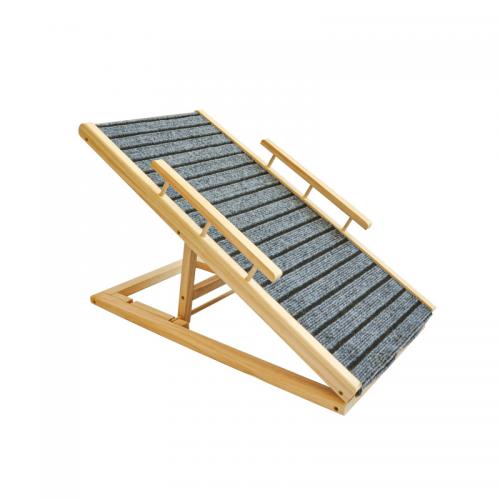 Wooden adjustable & foldable Pet Ladder  PC