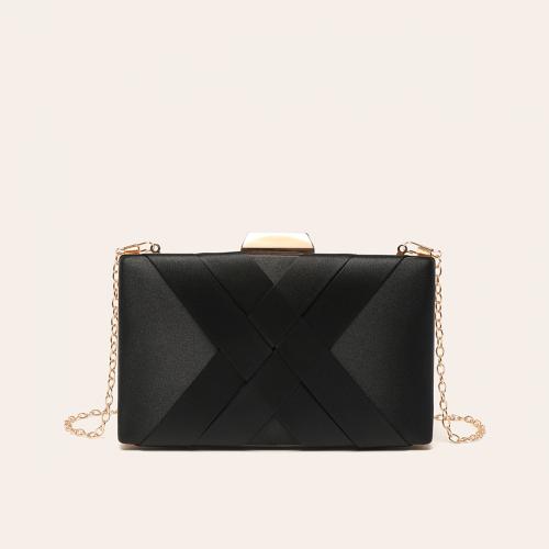 Polyester hard-surface & Easy Matching Clutch Bag with chain PC