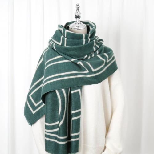 Polyester Easy Matching Women Scarf thermal printed geometric PC