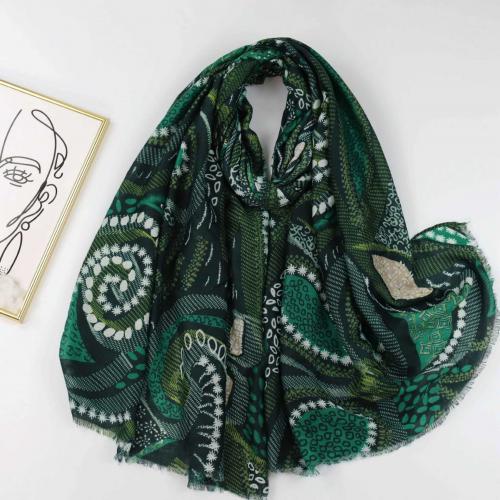Polyester Frauen Schal, Gedruckt, Floral, mehr Farben zur Auswahl,  Stück