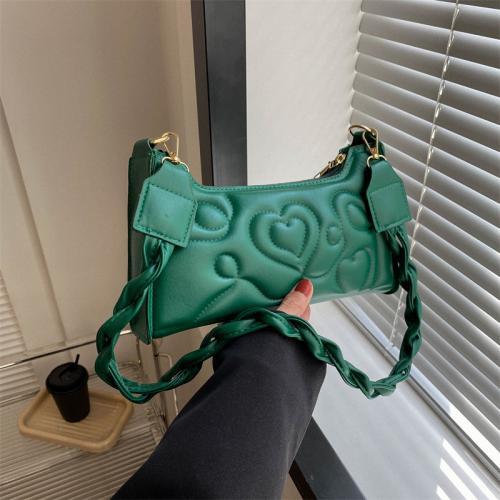 PU Leather Easy Matching Shoulder Bag heart pattern PC