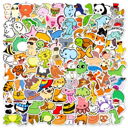 PVC Rubber & Pressure-Sensitive Adhesive easy cleaning Decorative Sticker for home decoration & Cute Bag