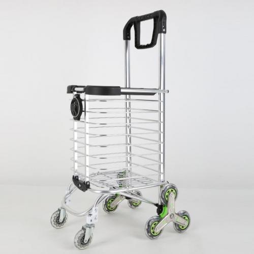 Aluminium Alloy foldable Shopping Trolley portable PC