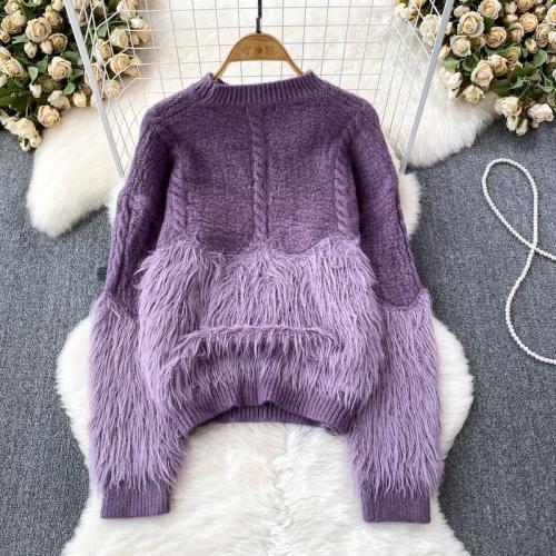 Polyester Soft & Tassels Women Sweater & thermal Solid : PC