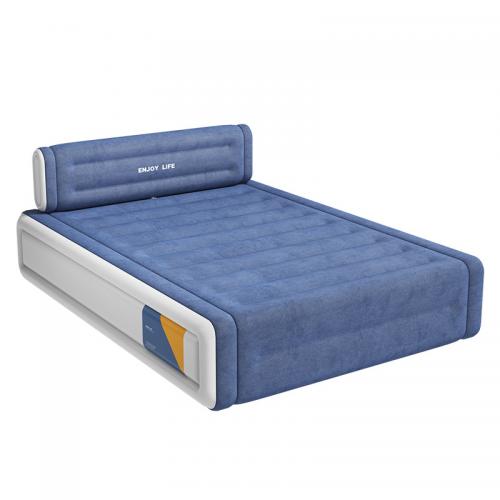 CLORURO DE POLIVINILO Colchón de cama inflable, azul,  trozo