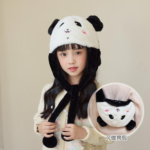 Polyester Children Ear Hat thermal knitted PC
