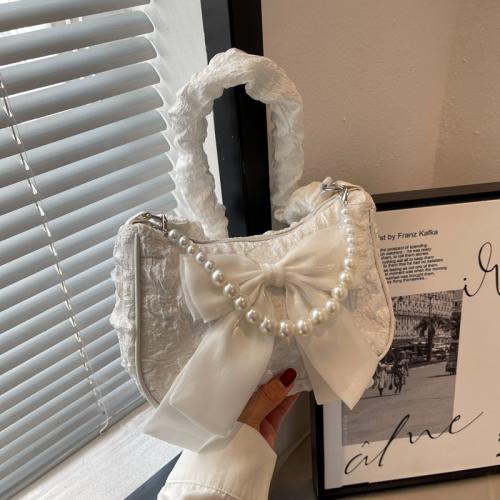 Chiffon Sac à bandoulière Perle en plastique modèle bowknot plus de couleurs pour le choix pièce