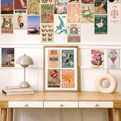 Cardboard DIY Wall Collage Kit for home decoration Bag