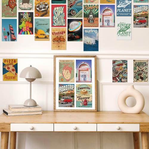 Cardboard DIY Wall Collage Kit for home decoration Bag