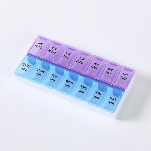 Polypropylène-PP Boîte à pilules Solide plus de couleurs pour le choix pièce