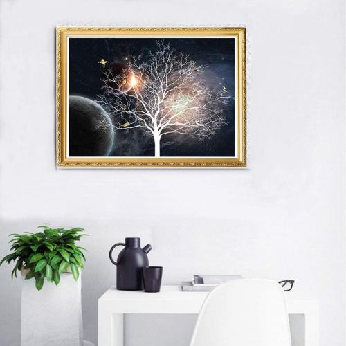 Canvas & Resin Rhinestones DIY Diamond Painting for home decoration & without frame PC
