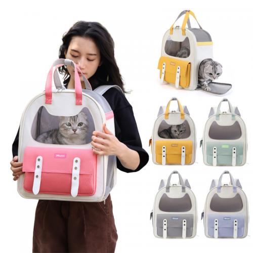 Canvas Pet Backpack portable Solid PC