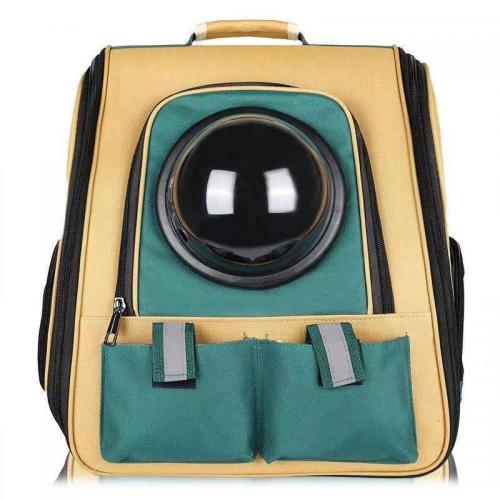 Cloth & PVC Space Capsule Pet Backpack portable & breathable PC