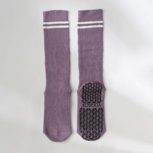 Baumwolle Frauen Yoga Socke,  Spandex, Abgabe, Gestreift, mehr Farben zur Auswahl, :,  Paar