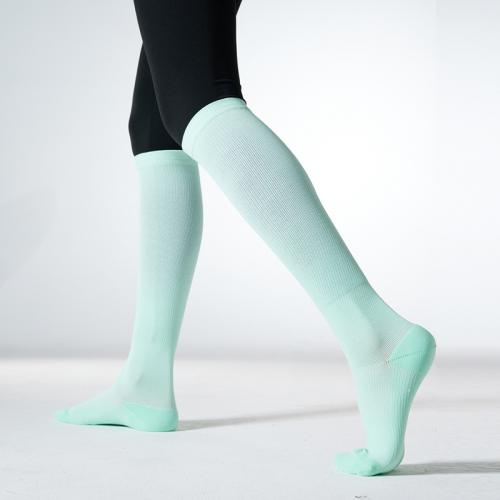 Nylon Compression Socks antifriction & sweat absorption Solid : Pair