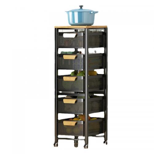Carbon Steel Multifunction Kitchen Shelf for storage PC