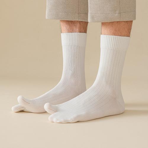 Coton peigné Chaussettes de genou d’hommes plus de couleurs pour le choix Ensemble