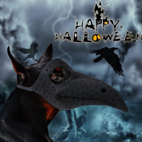 Senti Costumes d’halloween pour animaux de compagnie Solide Noir pièce