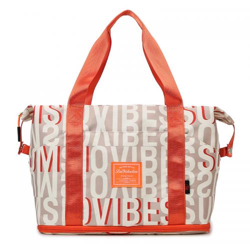 Polyester Shoulder Bag large capacity & adjustable letter PC