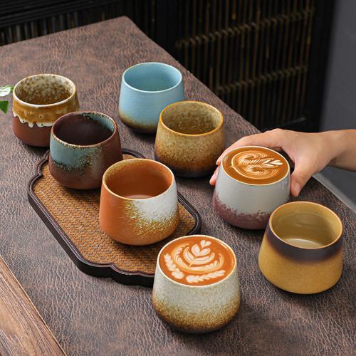 6.76 FL OZ Ceramics Coffee Cup durable  Solid Sold By PC