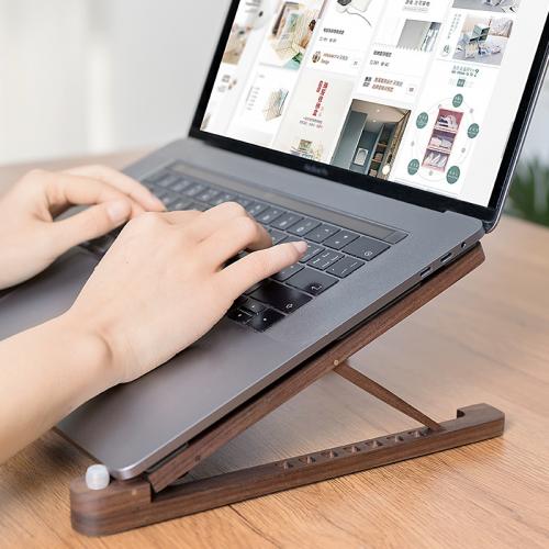 Massief hout Laptopstandaard meer kleuren naar keuze stuk