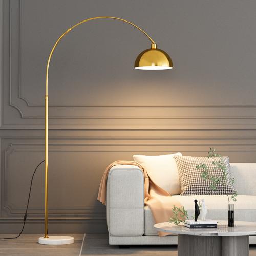 Marble & Iron Adjustable Length & Adjustable Light Color & remote control Floor Lamps PC