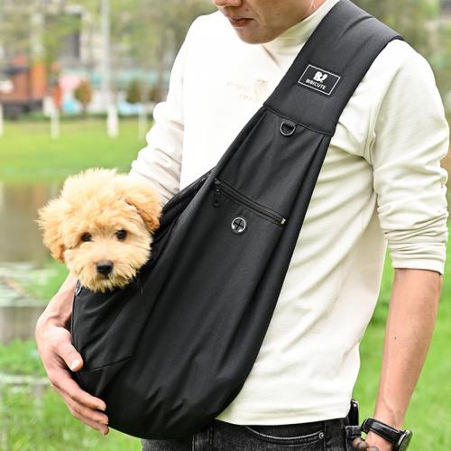 Cation Fabric & Polyester adjustable & Waterproof Pet Carry Shoulder Bag portable Solid PC
